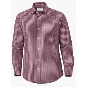 J.M. Haggar-Men's, Plaid, Casual, Preppy, Button Down, Long Sleeve, Shirt. Sz-XL